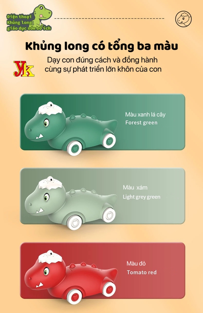ĐIỆN THOẠI ĐỒ CHƠI HÌNH KHỦNG LONG