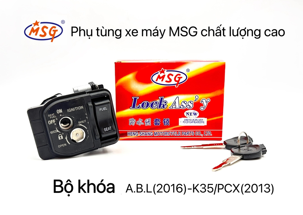 BỘ KHÓA (Sản phẩm Bộ Khoá thêm loại xe mới)