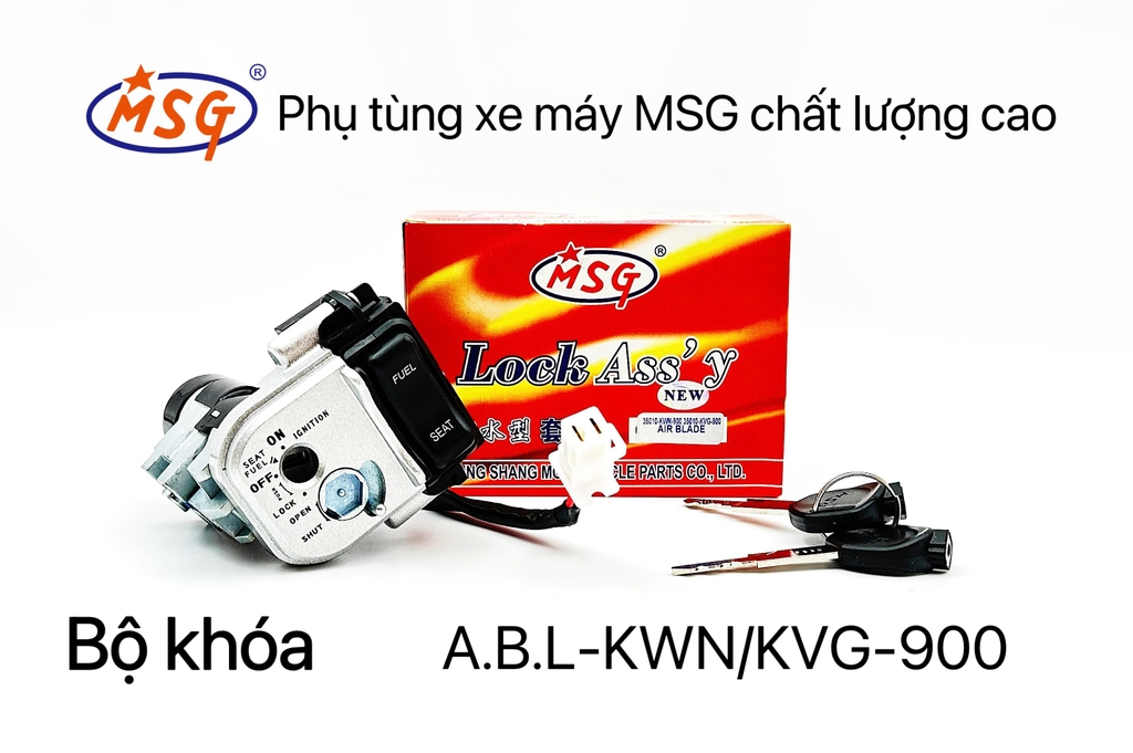 BỘ KHÓA (Sản phẩm Bộ Khoá thêm loại xe mới)
