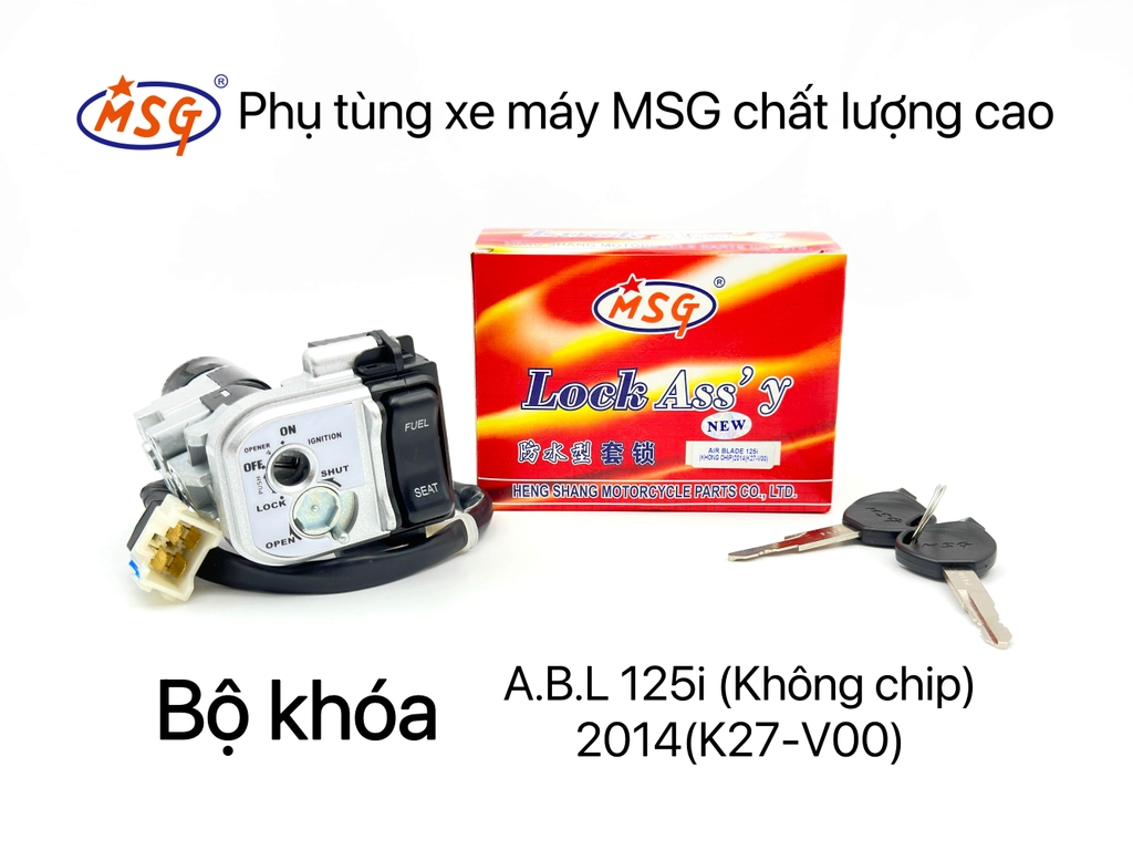 BỘ KHÓA (Sản phẩm Bộ Khoá thêm loại xe mới)