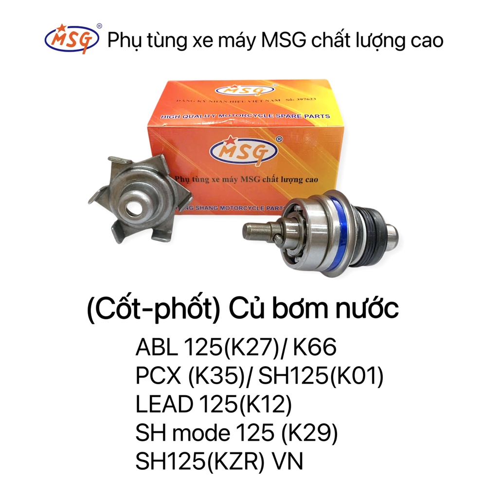CỦ-CỐT BƠM NƯỚC (RỜI)  (Sản phẩm mới)