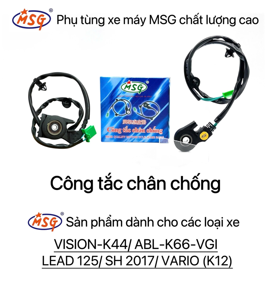 CÔNG TẮC CHÂN CHỐNG (Sản phẩm mới)