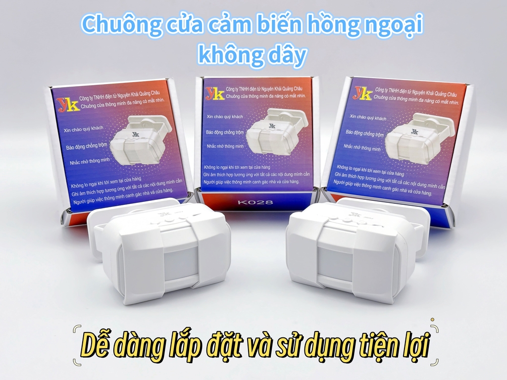 CHUÔNG CỬA ĐA NĂNG KHÔNG DÂY