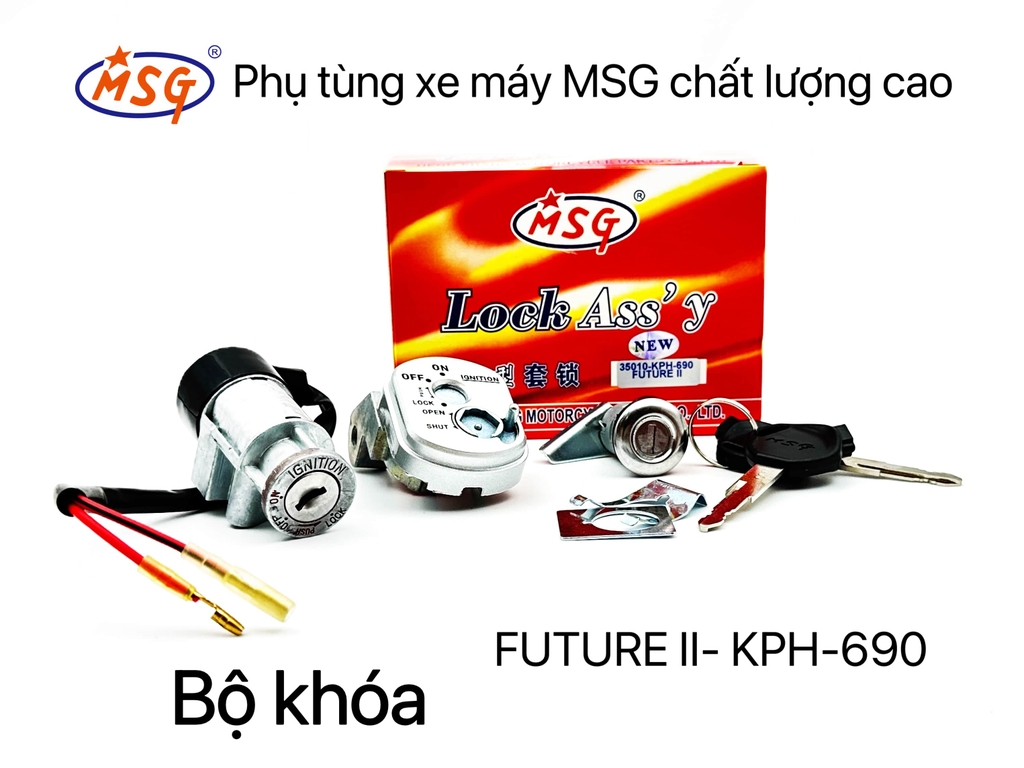 BỘ KHÓA (Sản phẩm Bộ Khoá thêm loại xe mới)