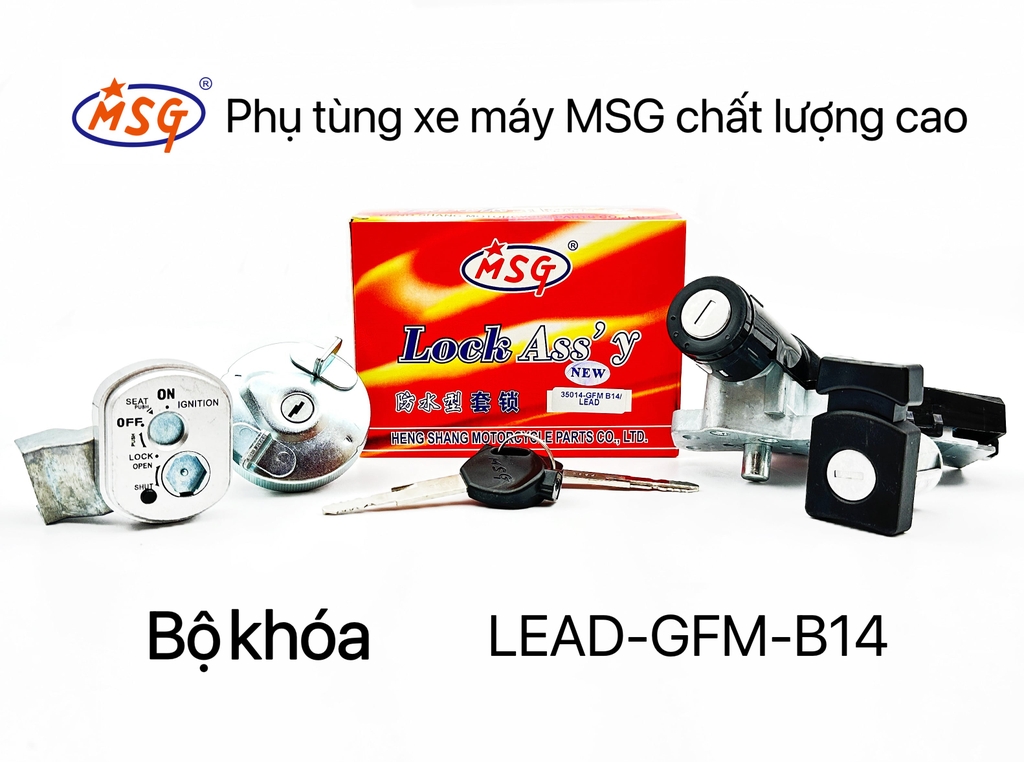 BỘ KHÓA (Sản phẩm Bộ Khoá thêm loại xe mới)