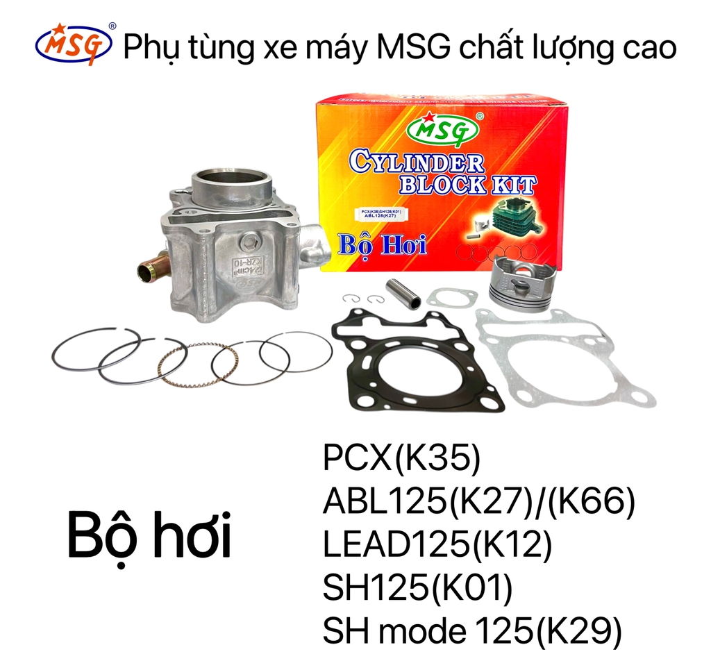 BỘ HƠI  (Sản phẩm thêm loại xe mới)