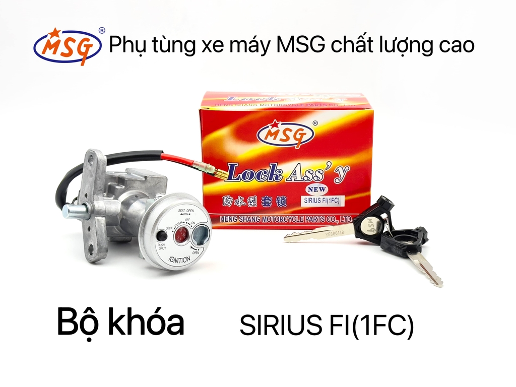 BỘ KHÓA (Sản phẩm Bộ Khoá thêm loại xe mới)