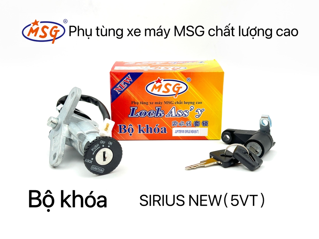 BỘ KHÓA (Sản phẩm Bộ Khoá thêm loại xe mới)