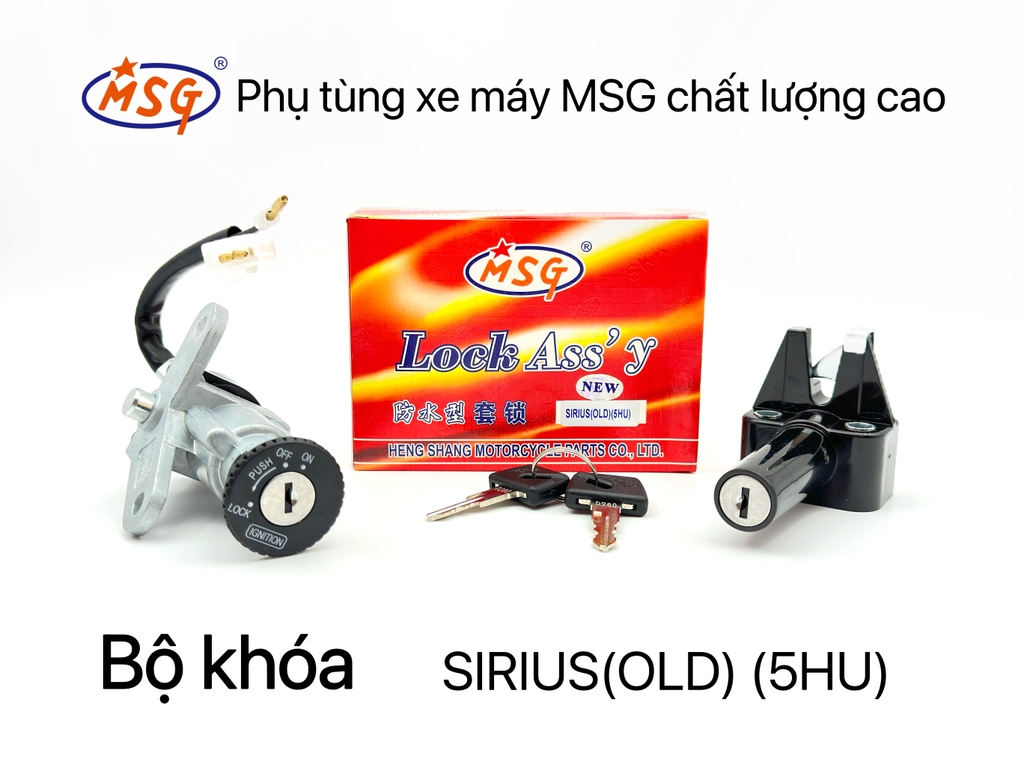BỘ KHÓA (Sản phẩm Bộ Khoá thêm loại xe mới)