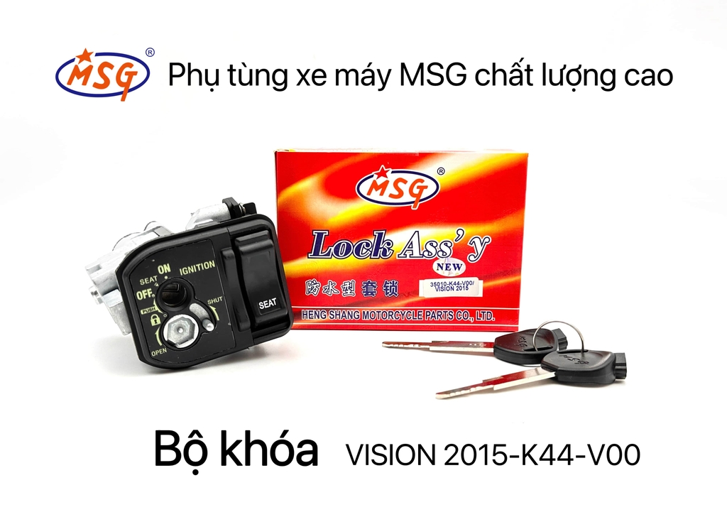 BỘ KHÓA (Sản phẩm Bộ Khoá thêm loại xe mới)