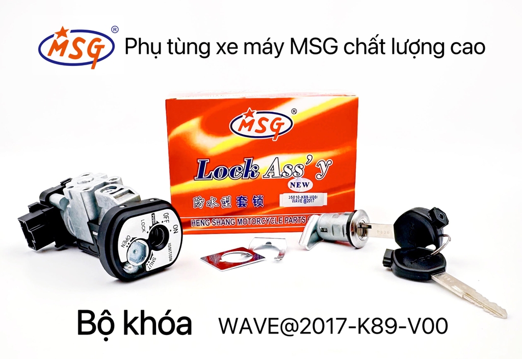 BỘ KHÓA (Sản phẩm Bộ Khoá thêm loại xe mới)