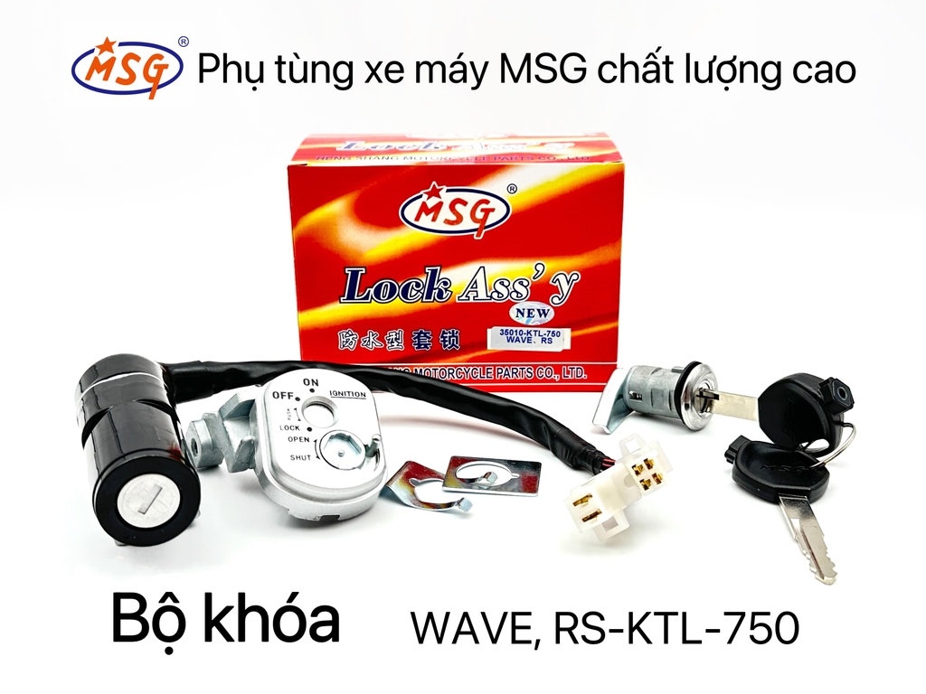 BỘ KHÓA (Sản phẩm Bộ Khoá thêm loại xe mới)