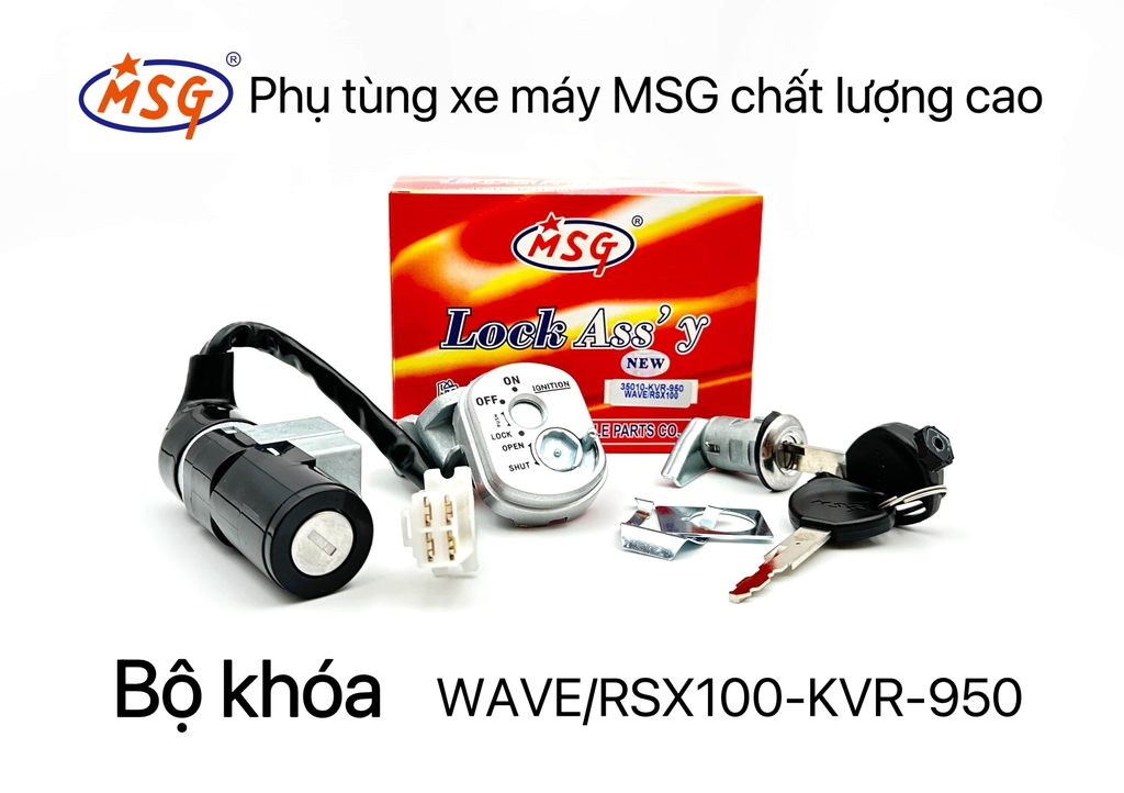 BỘ KHÓA (Sản phẩm Bộ Khoá thêm loại xe mới)