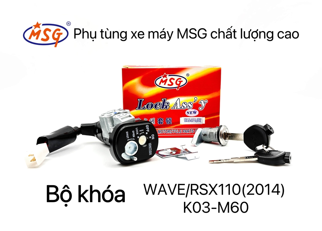 BỘ KHÓA (Sản phẩm Bộ Khoá thêm loại xe mới)