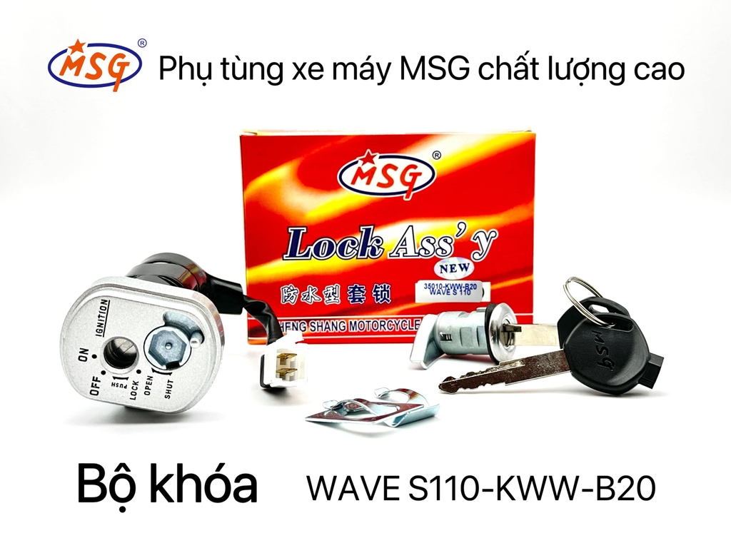 BỘ KHÓA (Sản phẩm Bộ Khoá thêm loại xe mới)