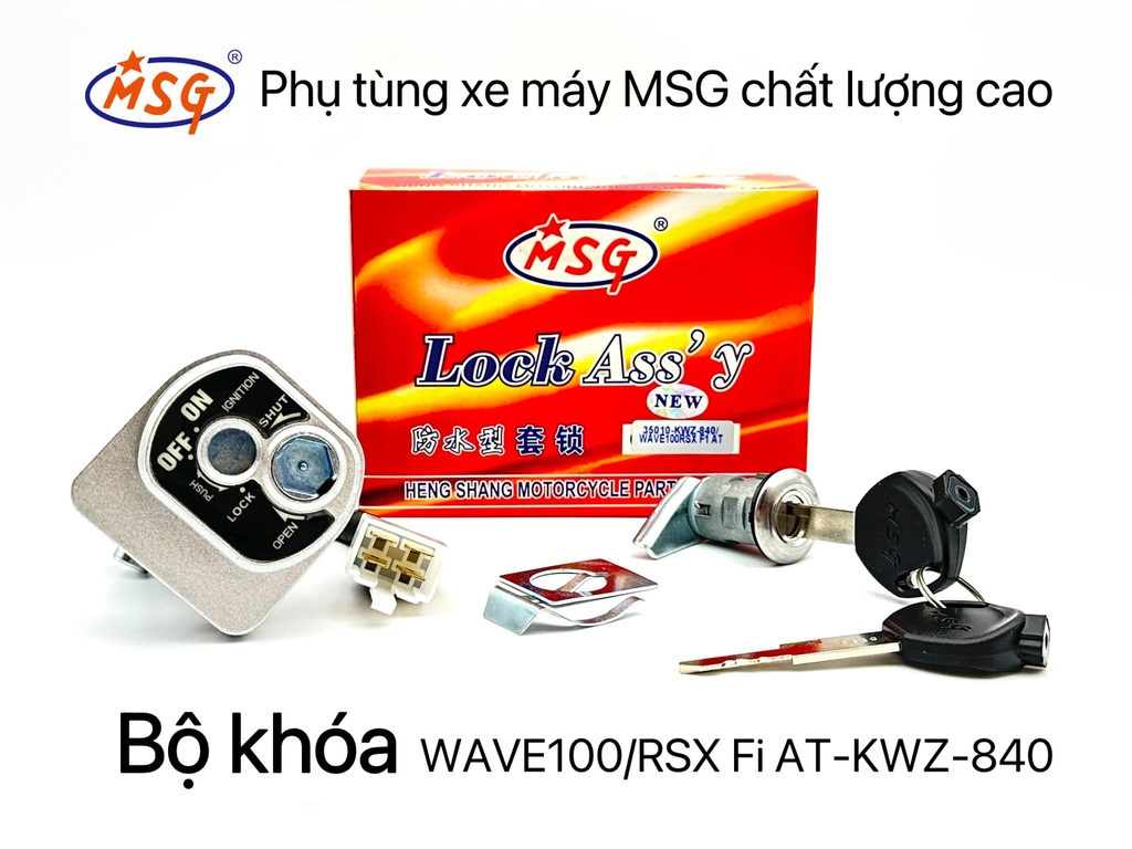 BỘ KHÓA (Sản phẩm Bộ Khoá thêm loại xe mới)