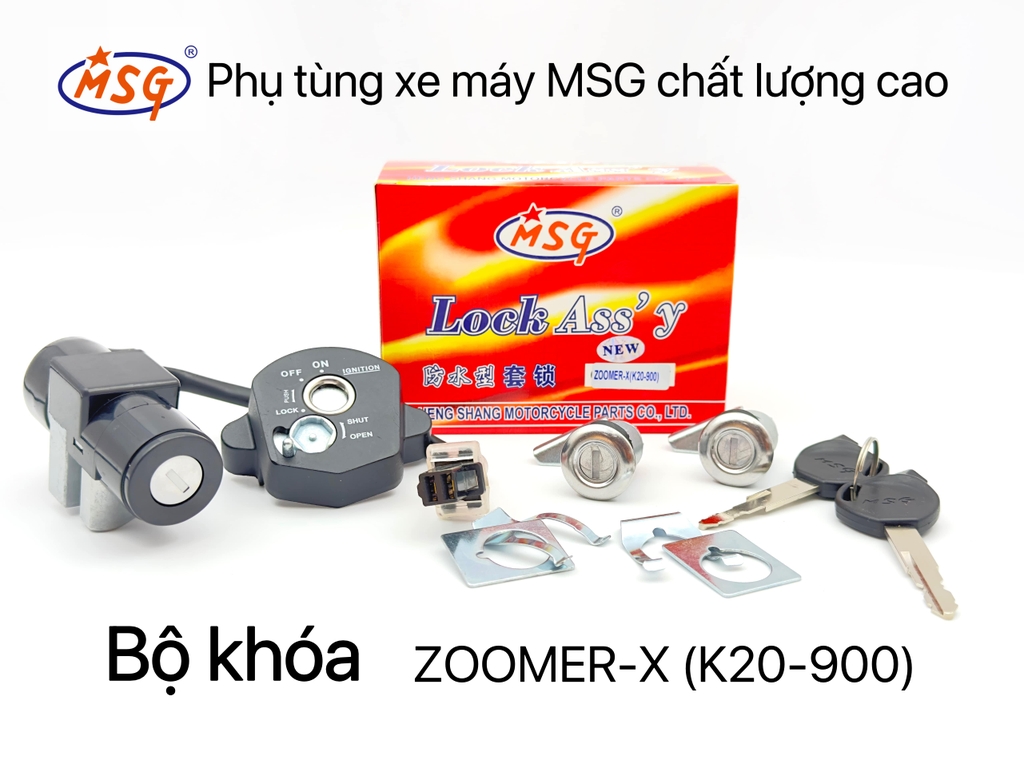 BỘ KHÓA (Sản phẩm Bộ Khoá thêm loại xe mới)