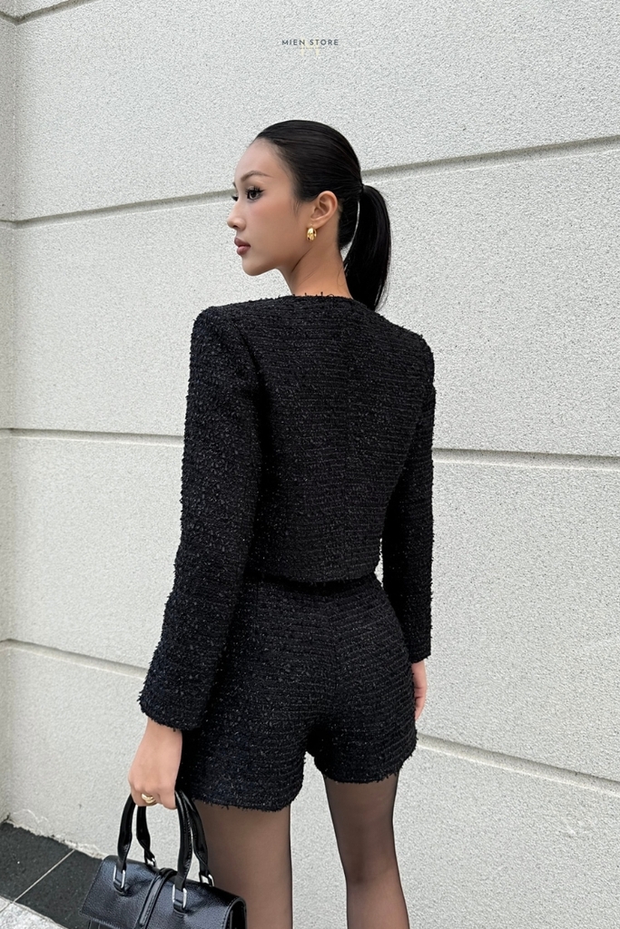 MIEN STORE ÁO KHOÁC NỮ DÁNG NGẮN ÁO DẠ JESSE WOMEN