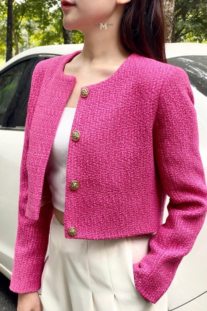 MIEN STORE ÁO KHOÁC NỮ MÙA ĐÔNG ÁO DẠ DAISY WOMEN