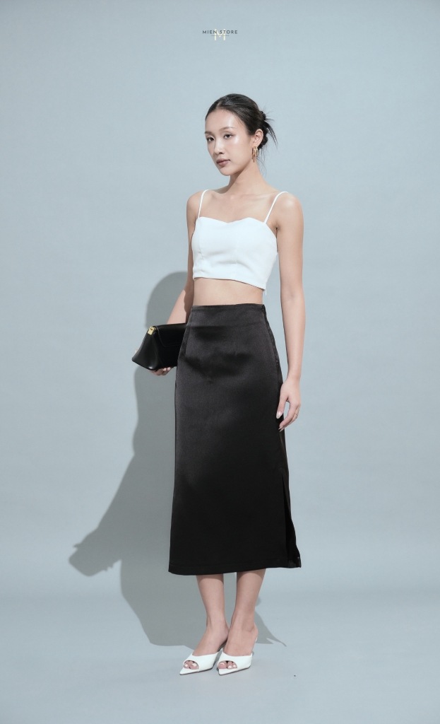 CHÂN VÁY DÁNG DÀI TRƠN XAVIA - XAVIA SKIRT BY MIEN