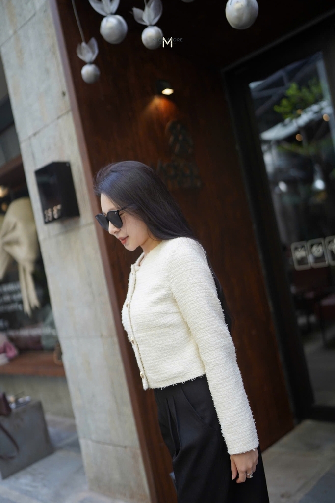 MIEN STORE ÁO KHOÁC NỮ DÁNG NGẮN ÁO DẠ JESSE WOMEN