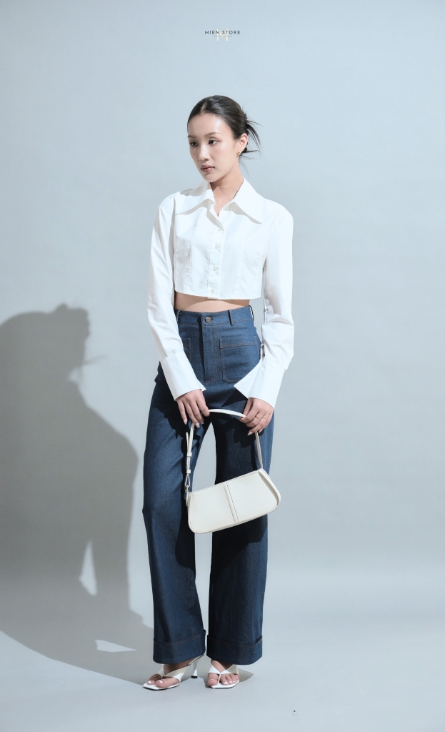 QUẦN JEANS NỮ ỐNG SUÔNG CÔNG SỞ ZOE WOMEN TOP BY MIEN STORE