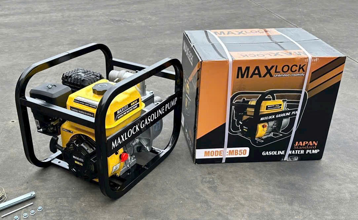 Máy Bơm Nước Chạy Xăng Maxlock 5.5HP MB50