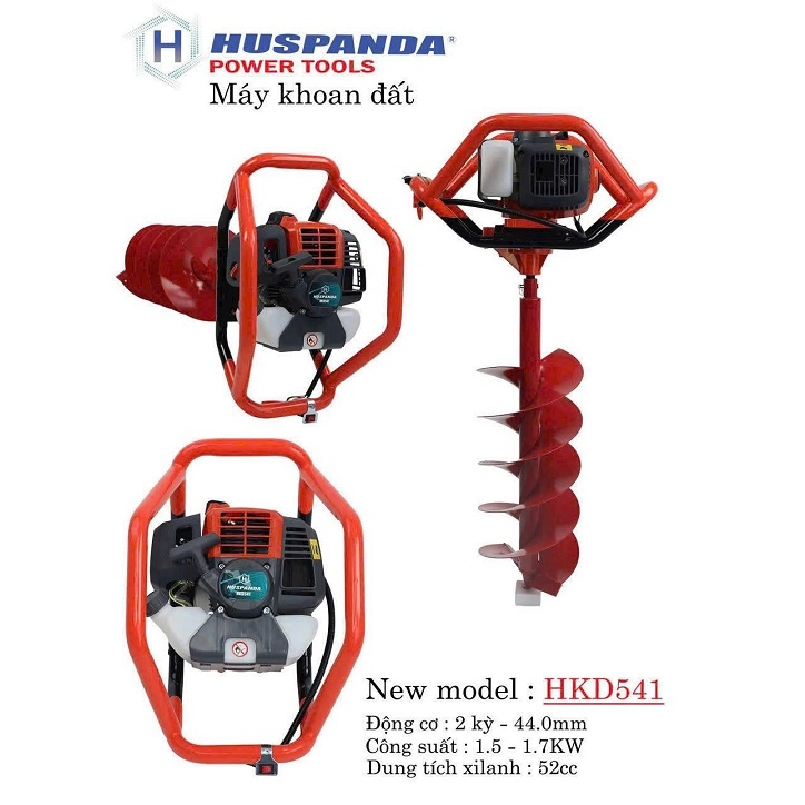 Máy Khoan Đất Huspanda 1.7KW HKD541