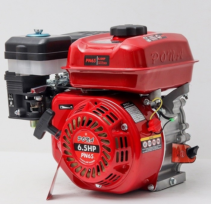 Động Cơ Pona Pona 6.5HP PN65 Chạy Xăng Cốt Xéo