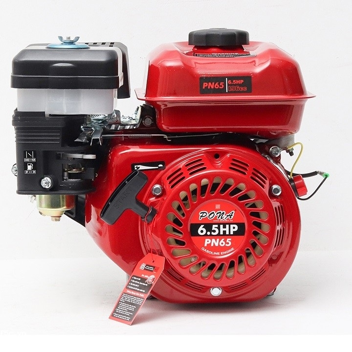 Động Cơ Pona Pona 6.5HP PN65 Chạy Xăng Cốt Xéo