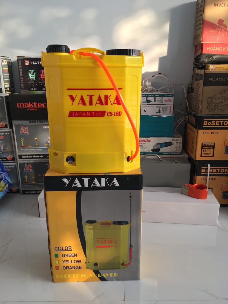 Bình Phun Xịt Điện Yataka 16L CS-16D