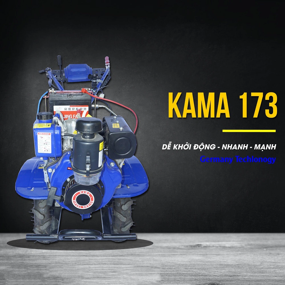 Máy Xới Đất Chạy Dầu Kama 173 Không Chuyển Hướng