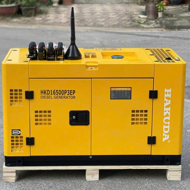 Máy Phát Điện 16KW Chạy Dầu Hakuda HKD16500P3EP 3 Pha