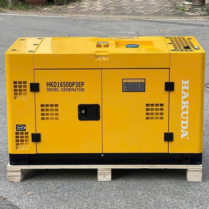 Máy Phát Điện 16KW Chạy Dầu Hakuda HKD16500P3EP 3 Pha