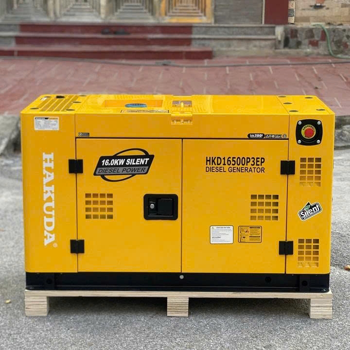 Máy Phát Điện 16KW Chạy Dầu Hakuda HKD16500P3EP 3 Pha