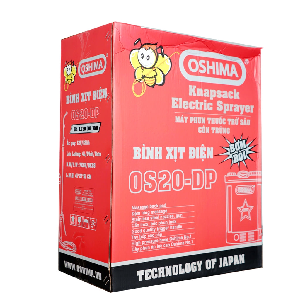 Bình Xịt Điện Oshima 20L OS20-DP