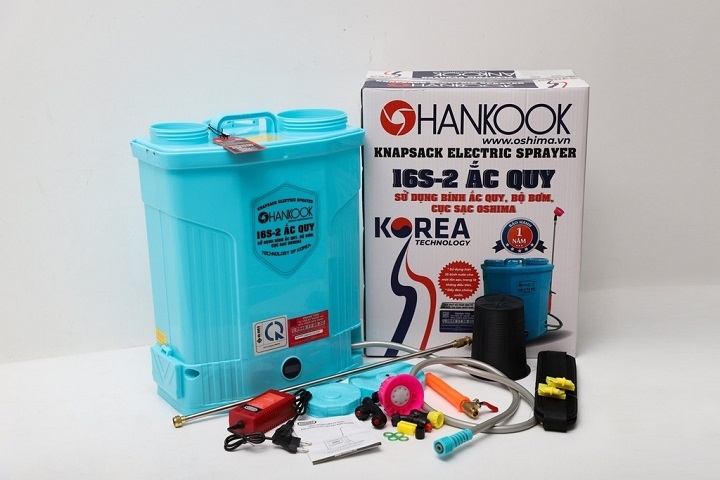 Bình Xịt Điện 16L 16S Hankook