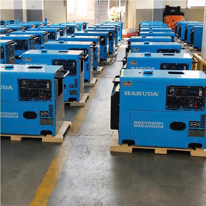 Máy Phát Điện 7Kw Dầu Hakuda HKD7000P1