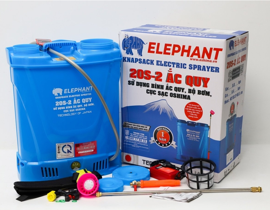Bình Xịt Điện Đa Năng 20L Elephant 20S