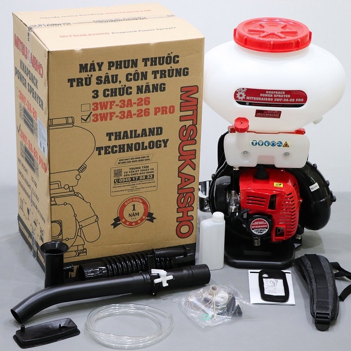 Máy Xạ Phân 2 Thì Mitsukaisho 3WF-3A-26 Pro