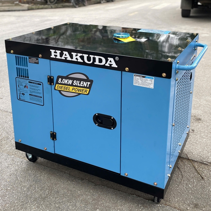 Máy Phát Điện Chạy Dầu 8KW Hakuda HKD8500P3A 3 Pha