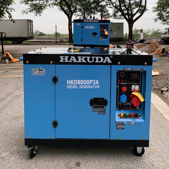 Máy Phát Điện Chạy Dầu Hakuda 8KW HKD8000P3A 3 Pha