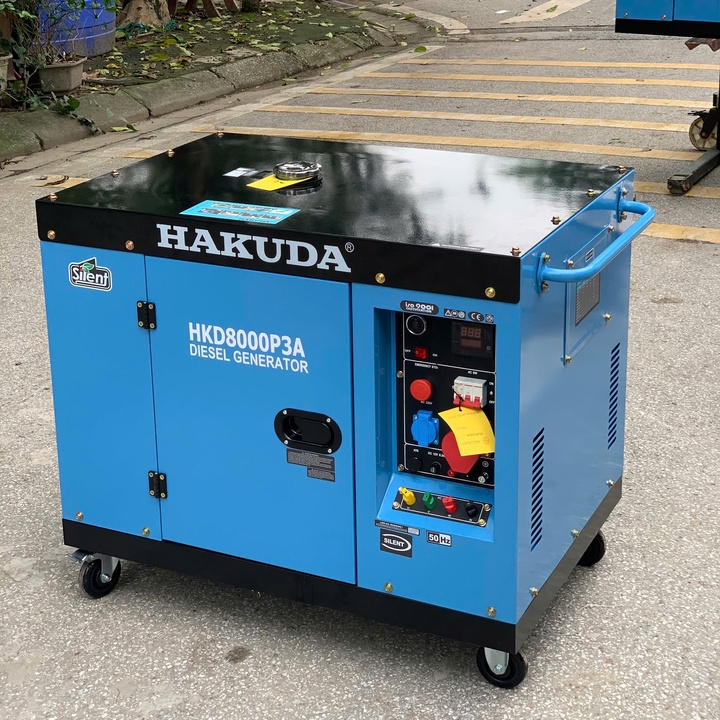 Máy Phát Điện Chạy Dầu Hakuda 8KW HKD8000P3A 3 Pha