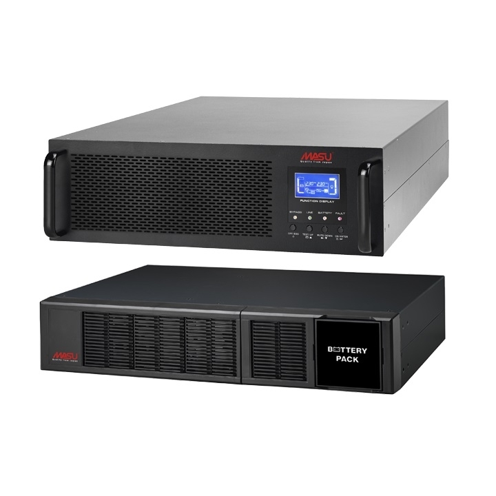 Bộ Lưu Điện UPS Online Rack Masu 10000VA/9000W MS-10KRS LCD