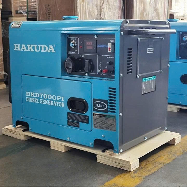 Máy Phát Điện 7Kw Dầu Hakuda HKD7000P1