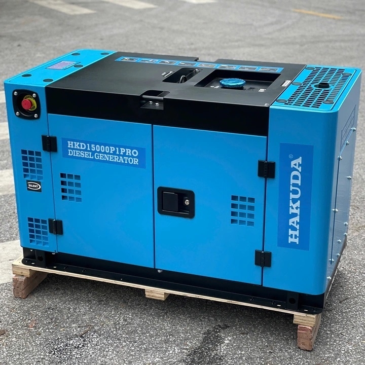 Máy Phát Điện Chạy Dầu 15KW Hakuda HKD15000P1PRO Siêu Cách Âm