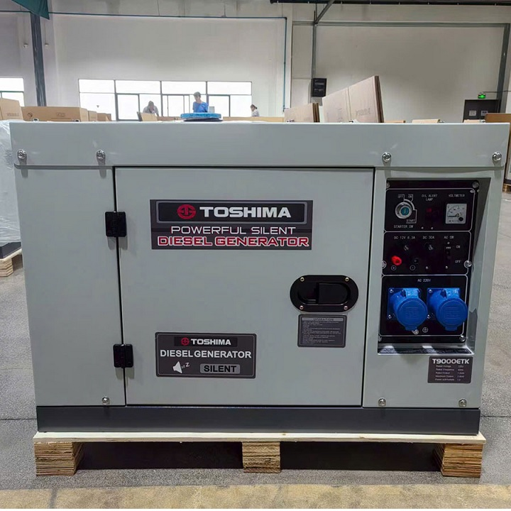 Máy Phát Điện Chạy Dầu 9KW Toshima T100E