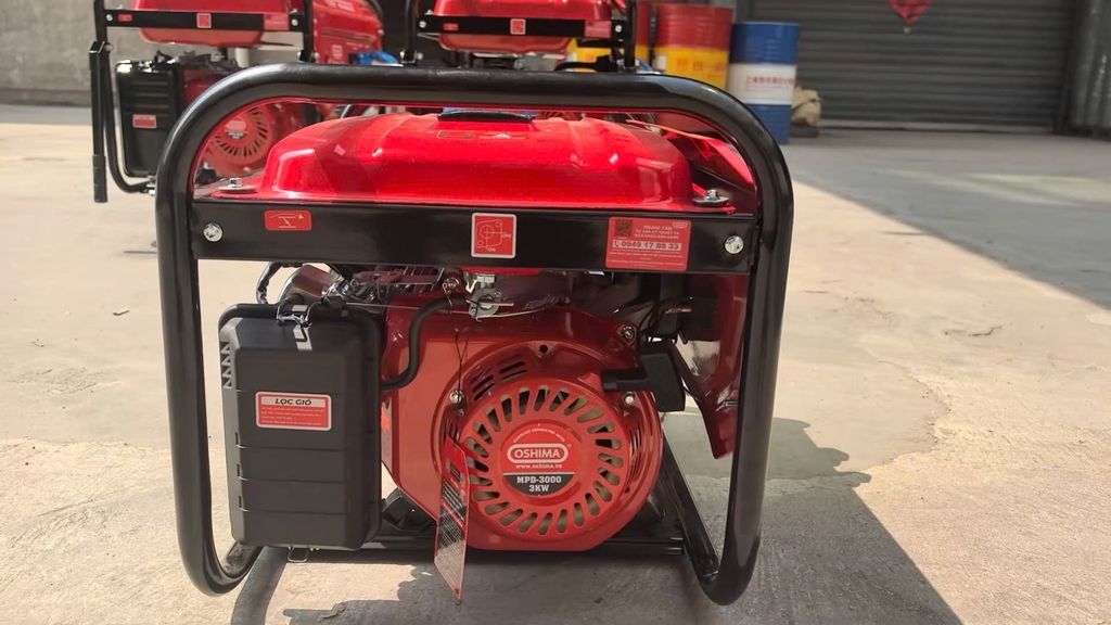 Máy Phát Điện Chạy Xăng 3KW Oshima MPD-3000-D Có Đề