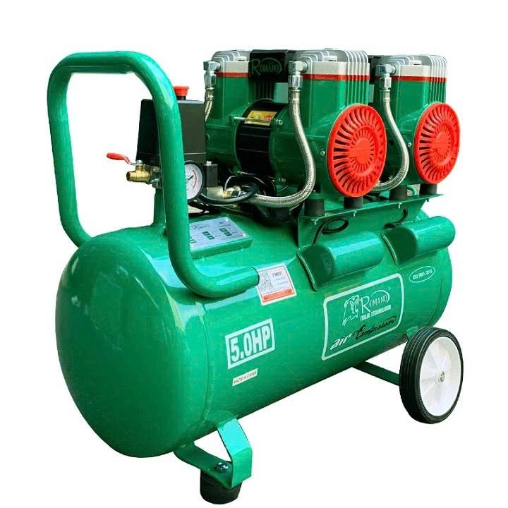 Máy Nén Khí Không Dầu Lên Hơi Nhanh Romano 5HP 50L RM52H52L