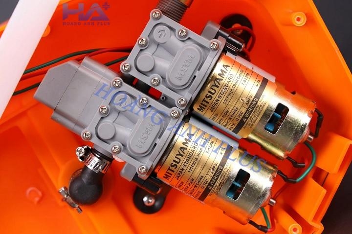 Bình Phun Xịt Điện Mitsuyama 20L TL-20TLS Bơm Đôi Platinum